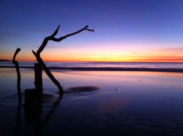 Sunset at Carmel Beach